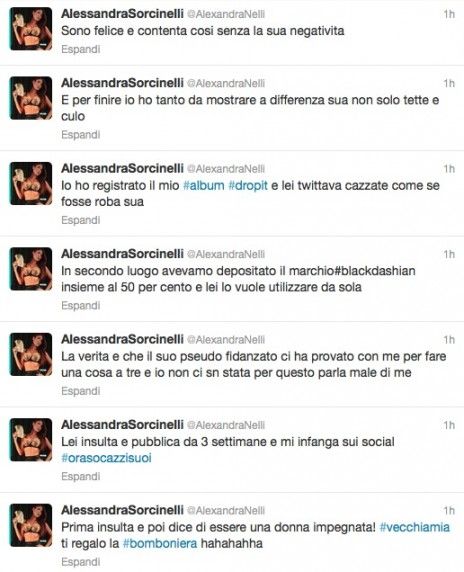 Alessandra Sorcinelli tweet contro la Guerra