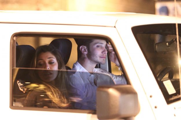 Belen Rodriguez and Stefano De Martino out in Rome, Italy