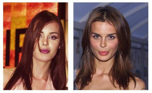 nina moric prima e dopo