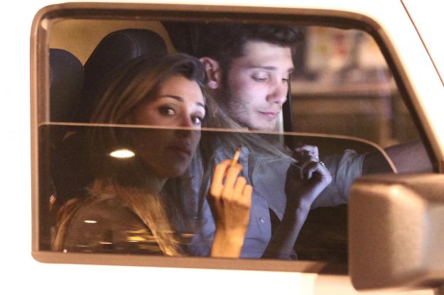 Belen Rodriguez and Stefano De Martino out in Rome, Italy