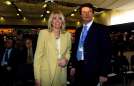 Alessandra Mussolini e Mauro Floriani, foto della coppia