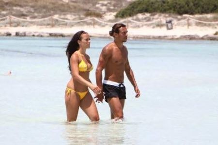 Giancarlo Pantano al mare con la sua nuova fidanzata
