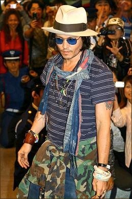 Johnny Depp occhiali da sole