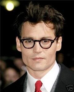 Johnny Depp occhiali da intellettuale