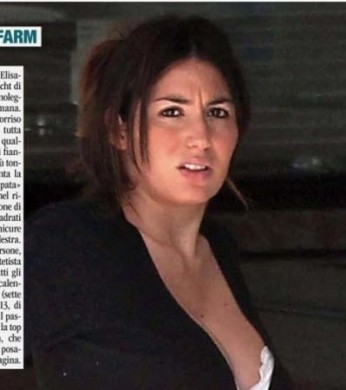 Elisabetta Gregoraci al naturale dopo il parto