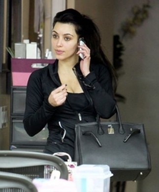 Kim Kardashian bellissima al naturale