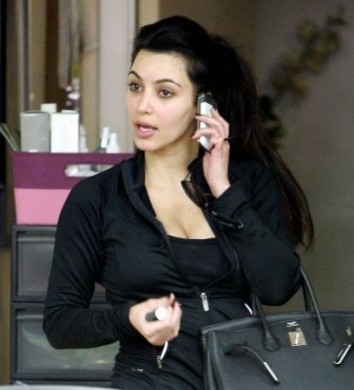 Kim Kardashian al naturale
