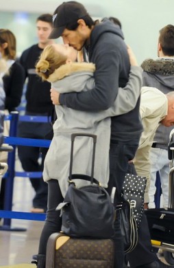Kylie Minogue con il fidanzato