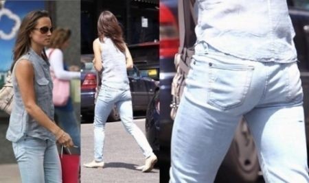 Pippa Middleton lato b a passeggio