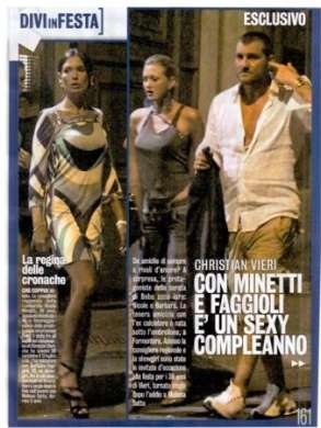 Bobo Vieri compleanno: Nicole Minetti non poteva mancare alla sua festa!