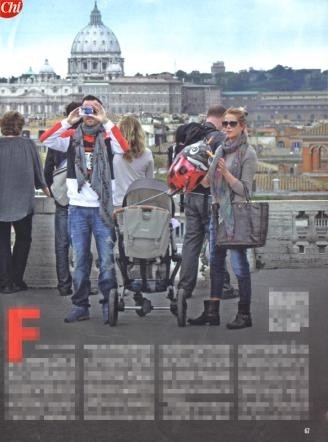 Alessia Marcuzzi e Francesco Facchinetti a Roma
