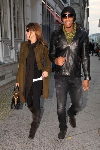 Elisabetta Canalis e Mehcad Brooks insieme a Berlino