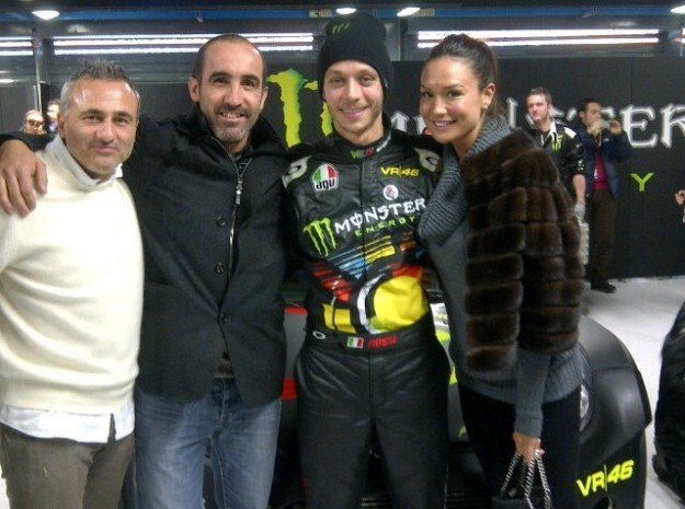 Nicole Minetti e Valentino Rossi