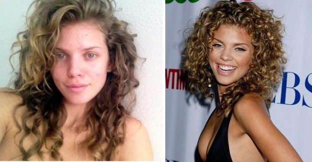 Le foto delle star senza trucco 