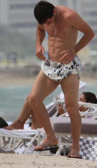 Leo Messi in vacanza al mare