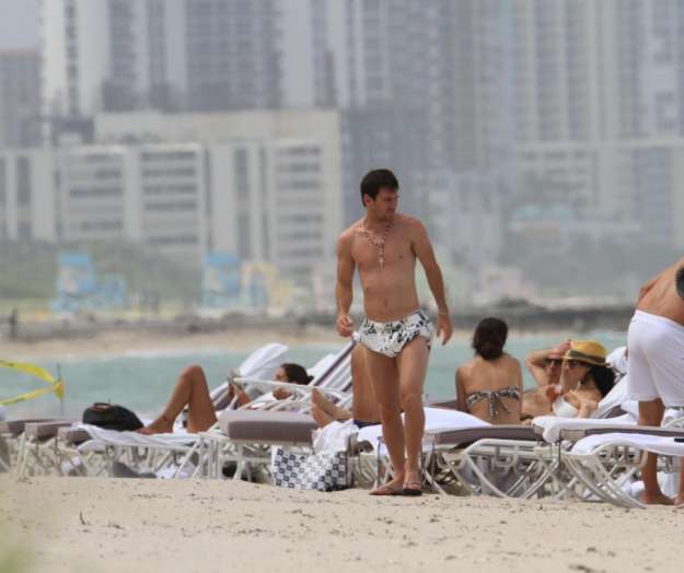Leo Messi in vacanza in Florida