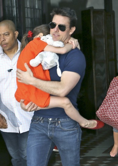 Tom Cruise e Suri insieme dopo il divorzio