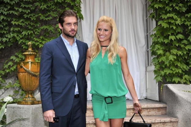 Michelle Hunziker con il fidanzato Tomaso Trussardi