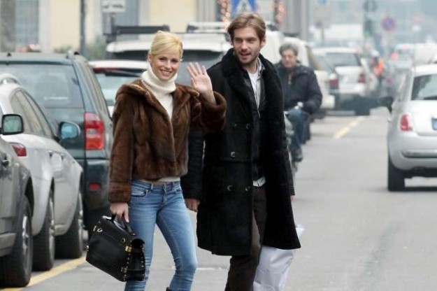 Michelle Hunziker e Tomaso Trussardi a Milano