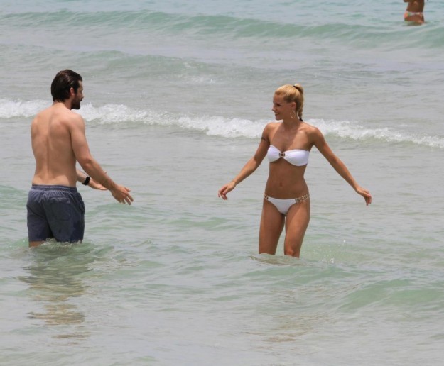 Trussardi e Michelle Hunziker in vacanza in Florida