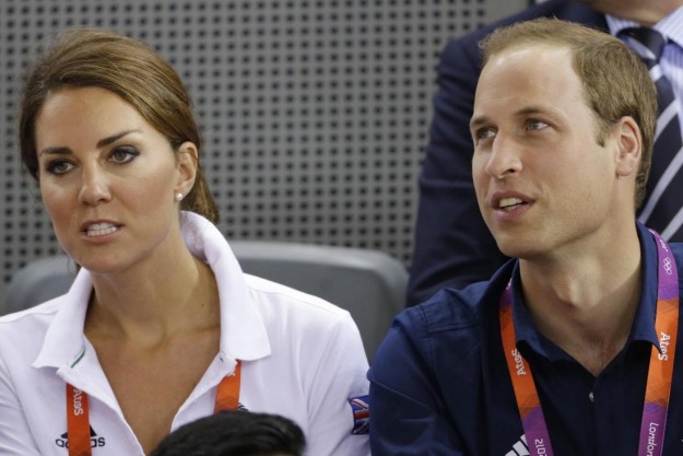 William e Kate in tribuna alle Olimpiadi
