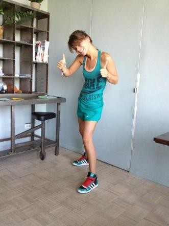 Alessandra Amoroso nel suo appartamento