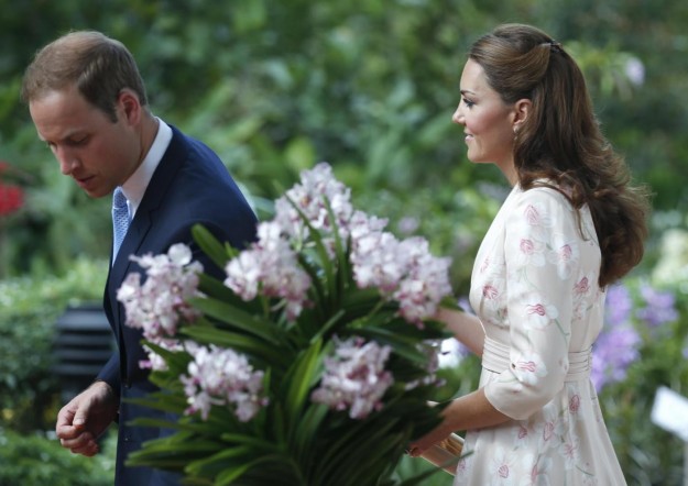 Kate Middleton e il Principe fra i fiori