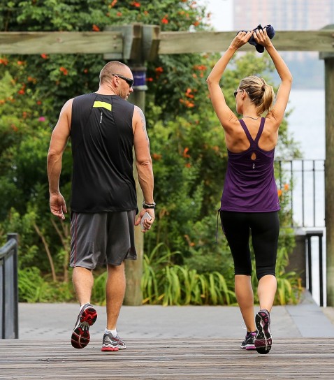 Heidi Klum e Martin Kristen fanno ancora sport