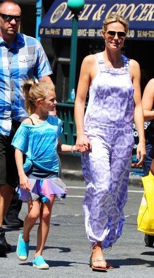 Heidi Klum e Martin Kristen insieme ai figli della modella