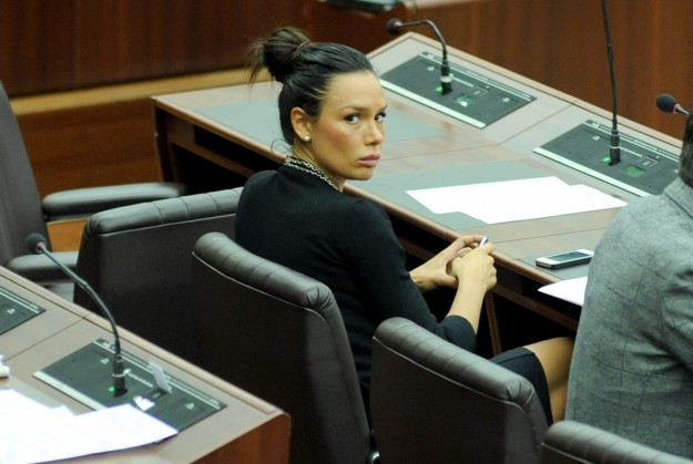 Nicole Minetti in Consiglio regionale
