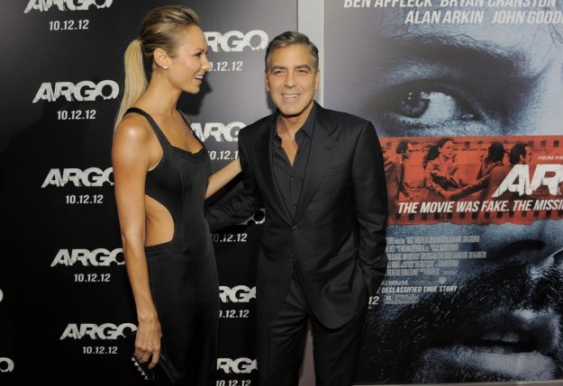 Clooney e Stacy Keibler