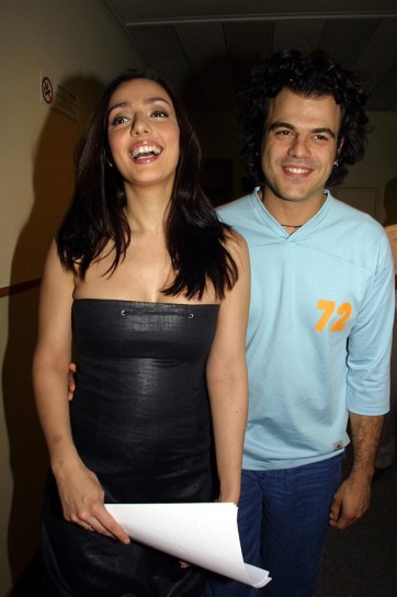 Ambra e Renga sorridenti