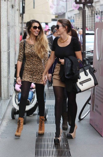 Barbara Guerra e Alessandra Sorcinelli sorridenti