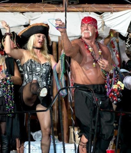 Hulk Hogan con l'ex moglie