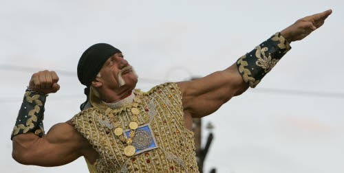 Hulk Hogan in posa