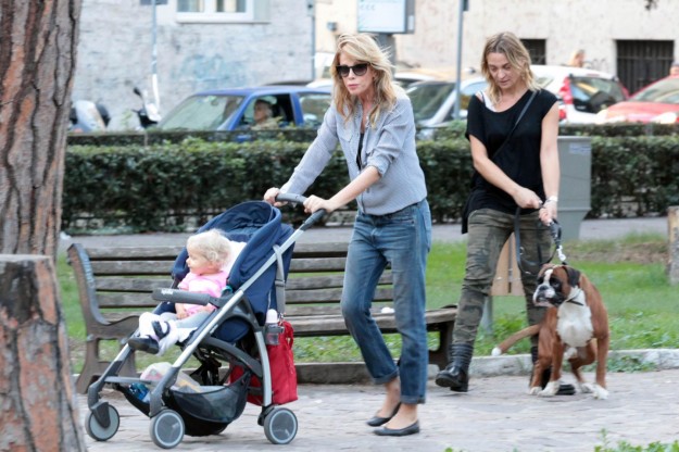 Alessia Marcuzzi con la figlia