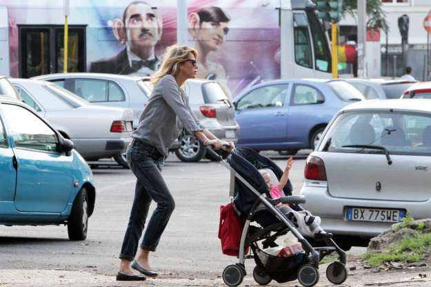 Alessia Marcuzzi con la figlia Mia