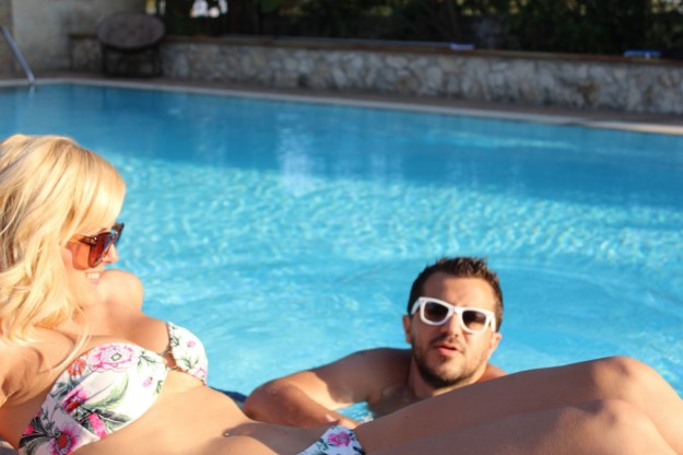 Christian Di Maggio in piscina