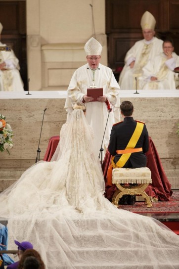 Guillaume e Stephanie de Lannoy, rito religioso