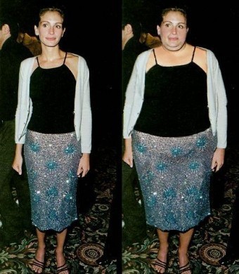 Star ingrassate con Photoshop: ecco come sarebbero i vip con qualche chilo in più [FOTO]