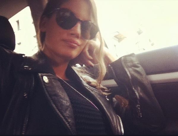 Francesca Fioretti in macchina