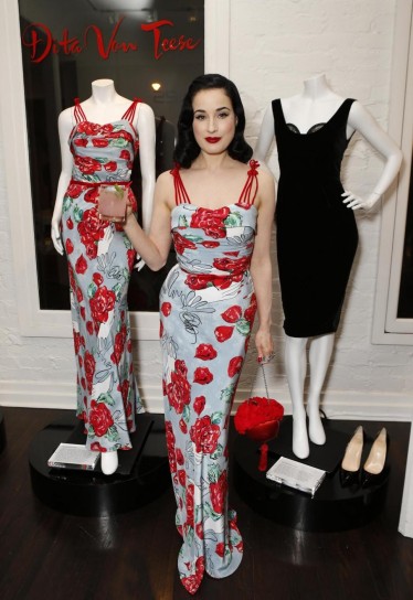 Dita von Teese stilista di moda