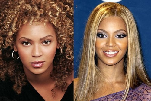 Beyoncé rifatta prima e dopo