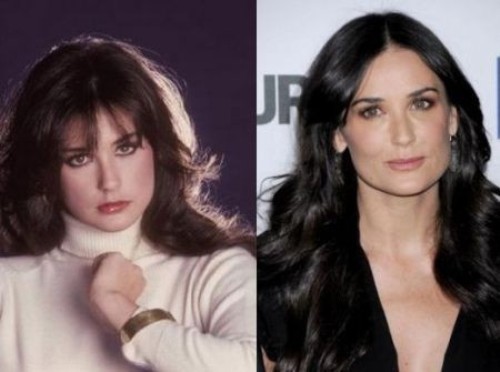 Demi Moore rifatta prima e dopo