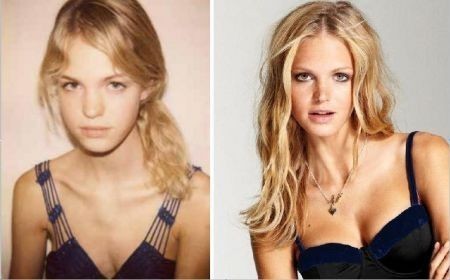 Erin Heatheron senza trucco