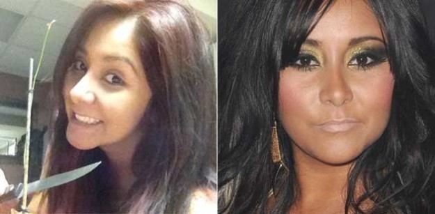 Snooki senza trucco