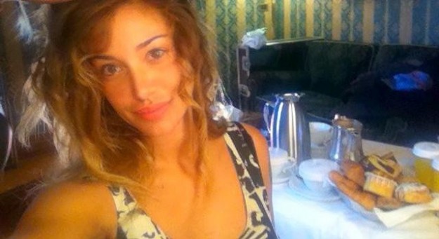 Belen Rodriguez senza trucco