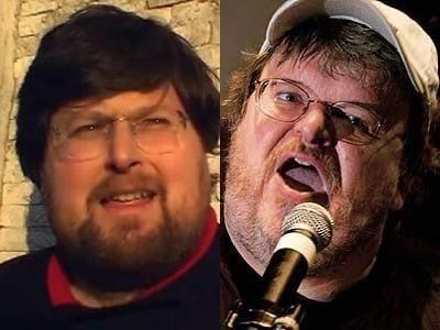 Adinolfi e Michael Moore