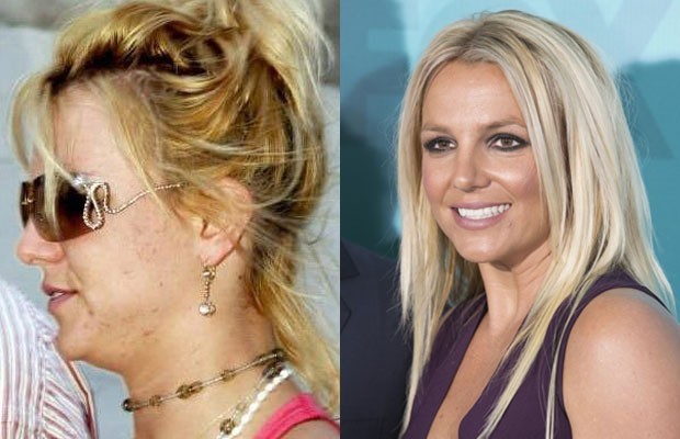 Britney Spears senza trucco