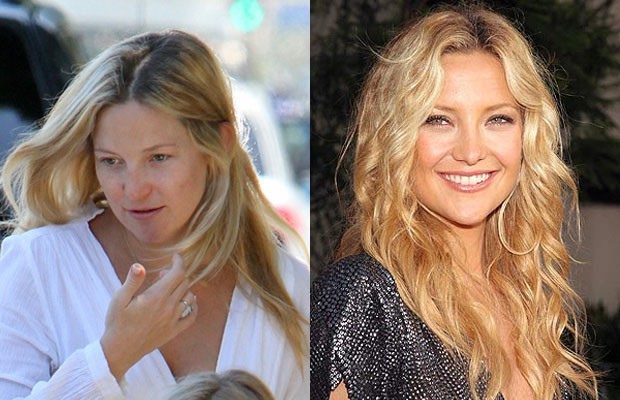 Kate Hudson senza trucco